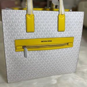 Michael Kors Signature Logo Tote Bag